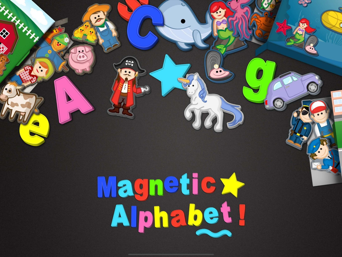 Magnetic alphabet, anteprima magneti